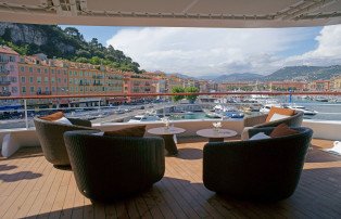 The Outdoor Bar on Le Boréal