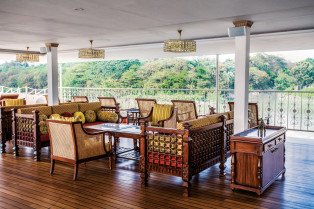 Outdoor Lounge on Ganges Voyager II
