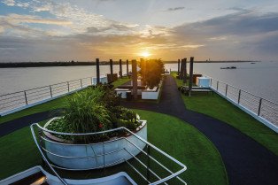Sun Deck and Open Air Cinema on Scenic Spirit