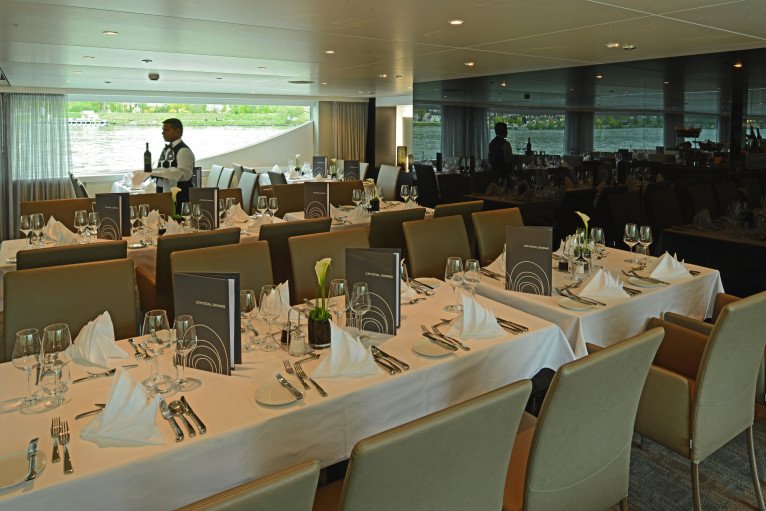 Crystal Dining on Scenic Amber