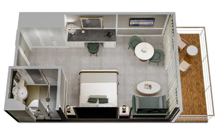 Penthouse Suite floor Plan