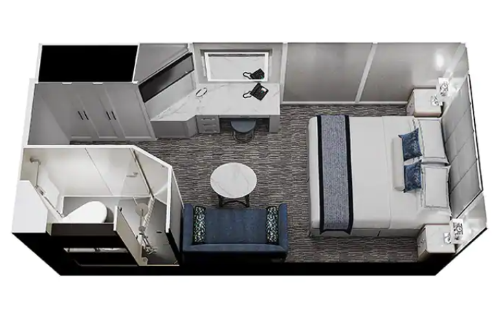 Inside Staterooms floor Plan