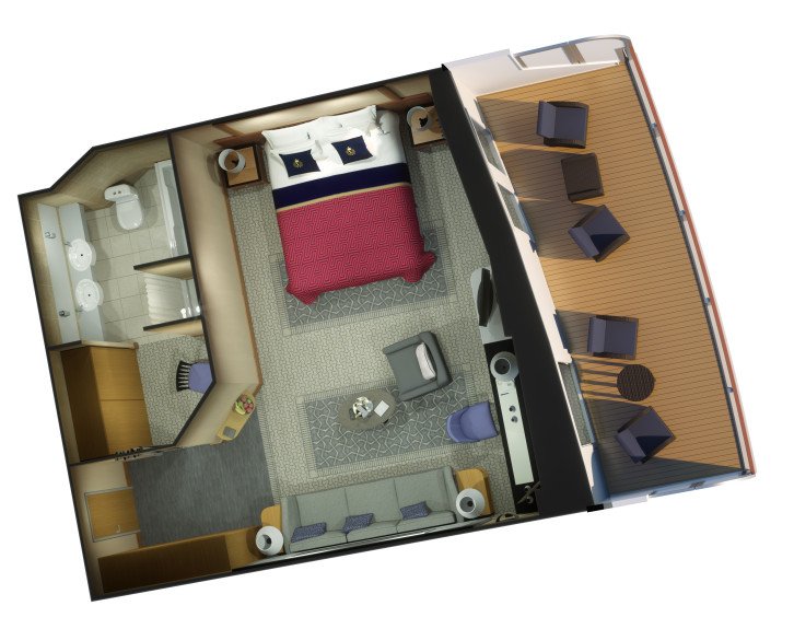 Queens Grill Queens Suite floor Plan