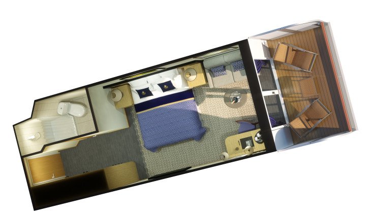 Britannia Club Balcony floor Plan