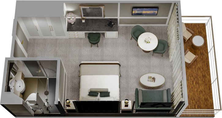 Penthouse Suite floor Plan