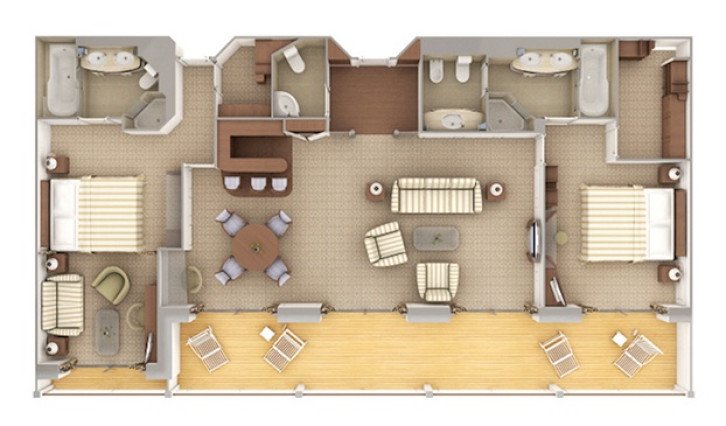 Owner's Suites floor Plan