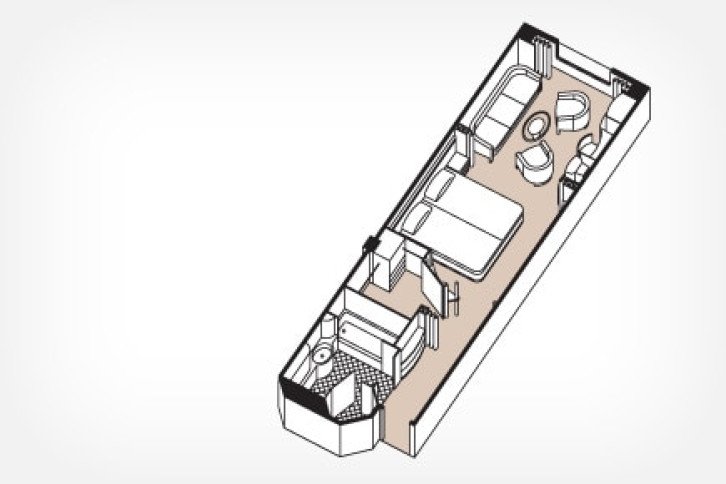Deluxe Window Suite floor Plan