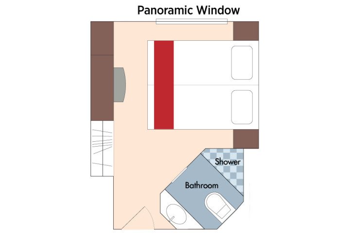 Cat E Staterooms floor Plan