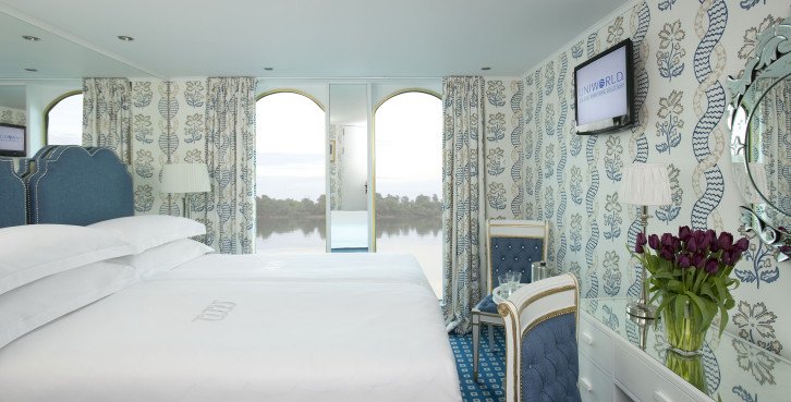 French Balcony  cabin on River Queen