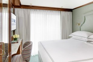 French Balcony cabin on S.S. Bon Voyage