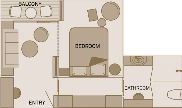 Grand Deluxe Suite floor Plan