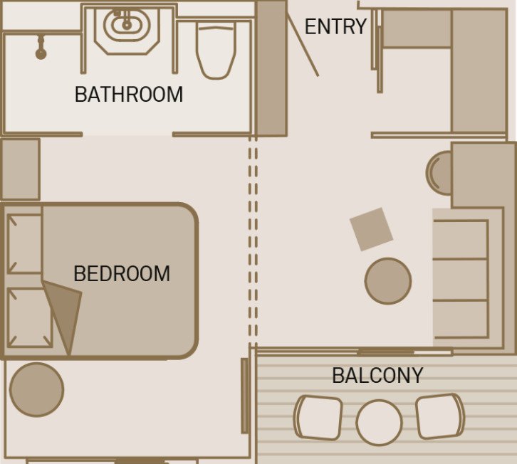 Deluxe Suite floor Plan