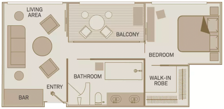 Royal Owner's Suite floor Plan