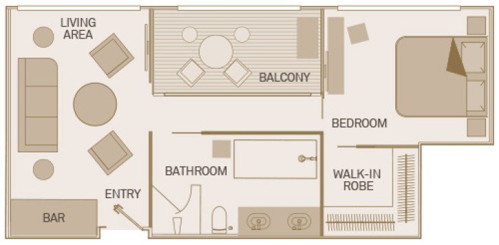 Royal Owners Suite floor Plan