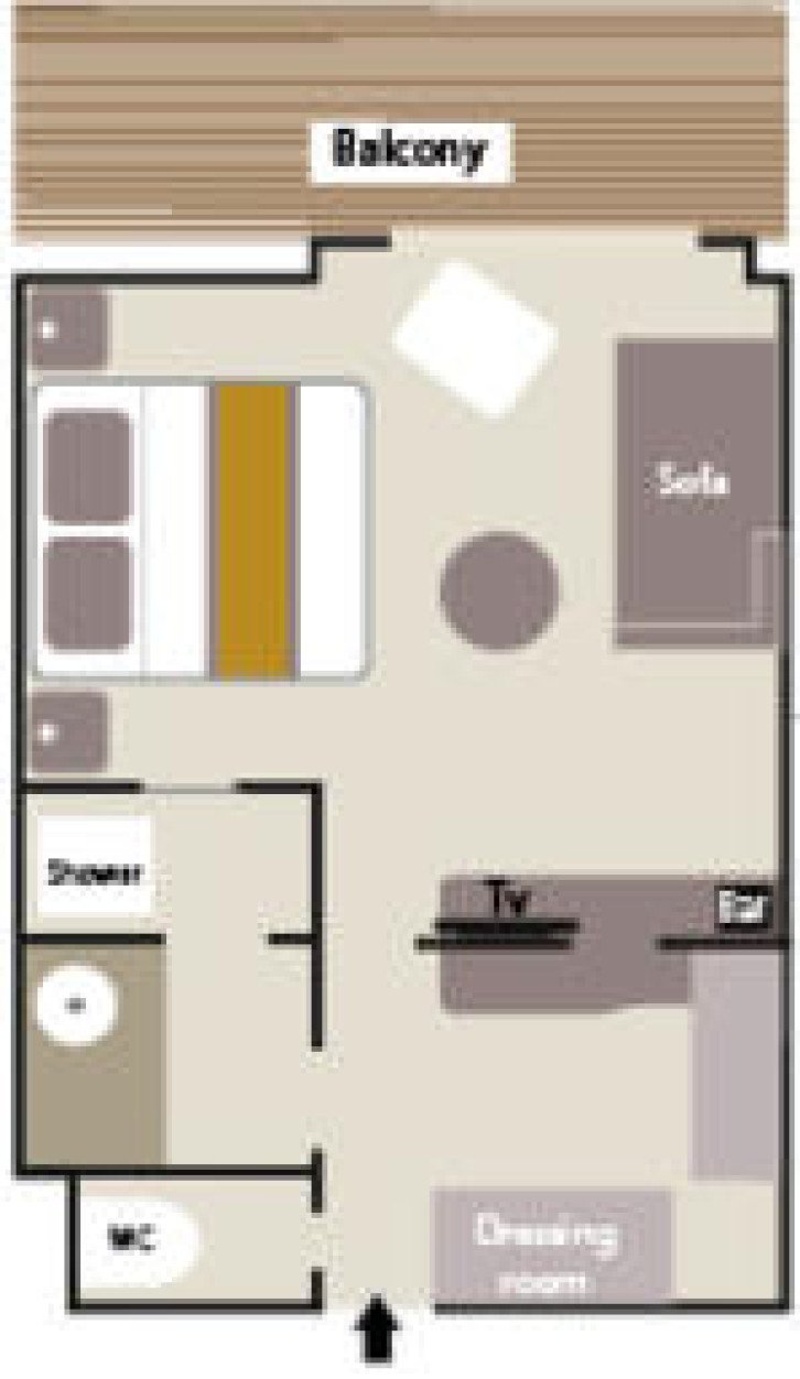 Deluxe Suite floor Plan