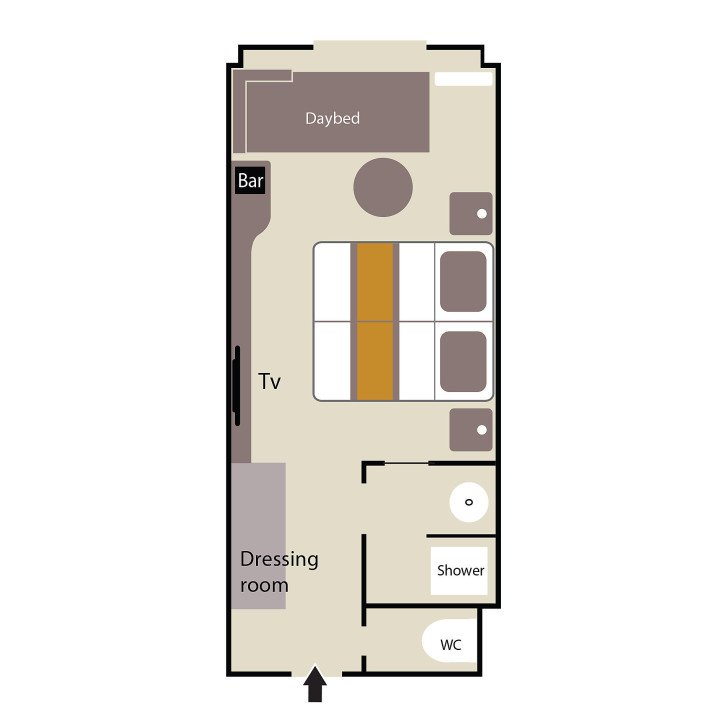 Superior Stateroom floor Plan