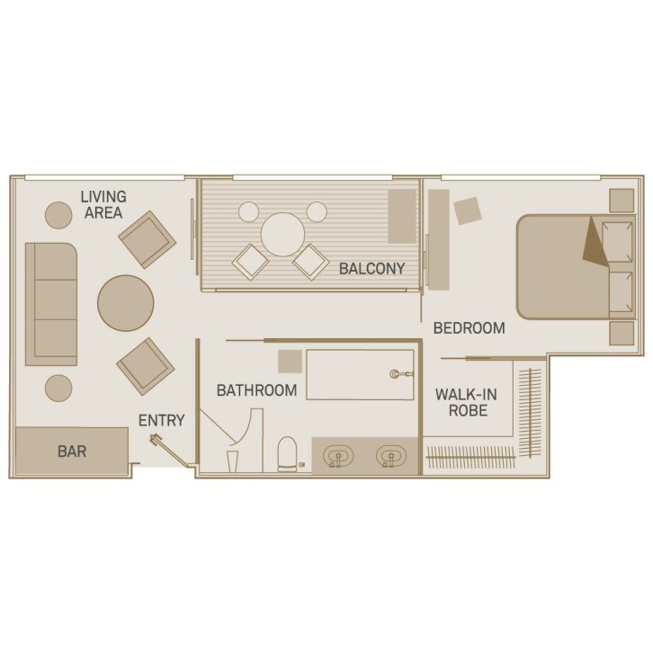 Royal Owner's Suite floor Plan