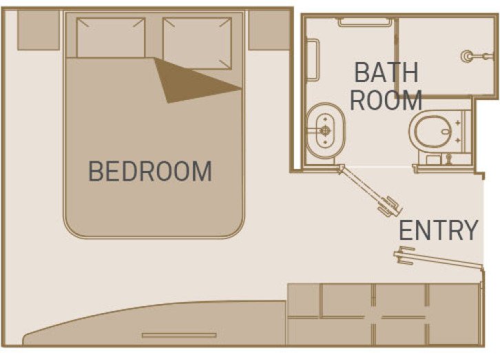 Standard Stateroom floor Plan