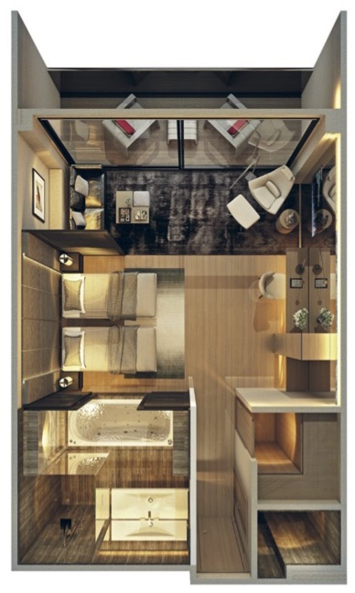 Spa Suites floor Plan