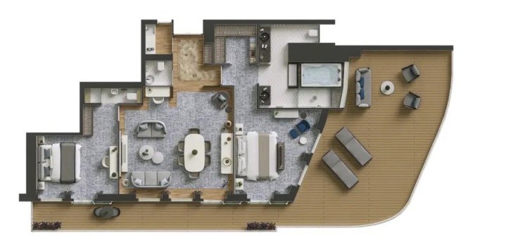 Owner’s Suite floor Plan