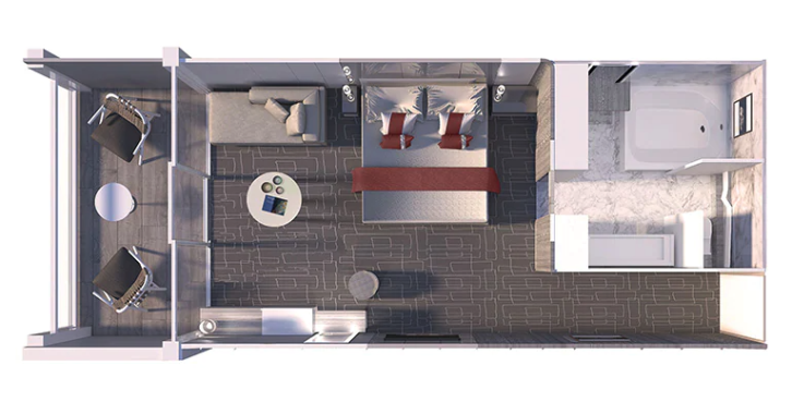 Magic Carpet Sky Suite floor Plan