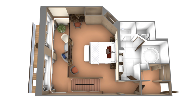 Grand Wintergarden Suite floor Plan