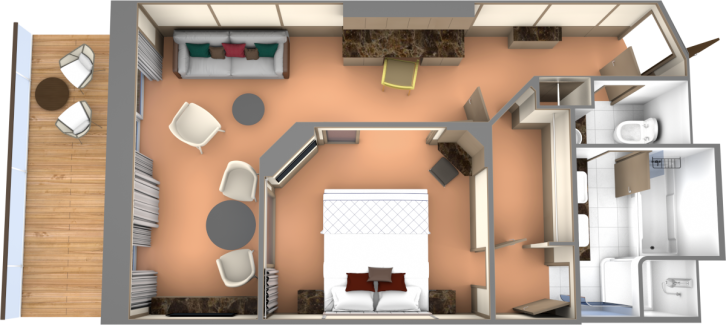 Penthouse Suite floor Plan