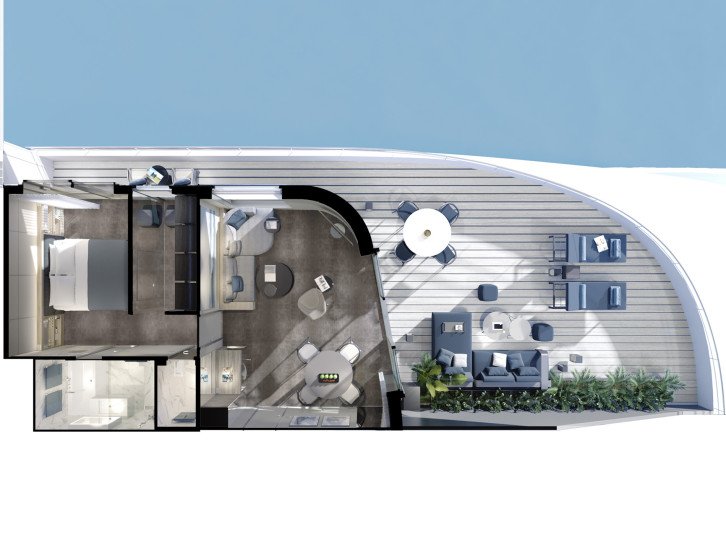 Owner's Suite floor Plan