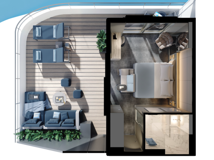 Terrace Suite floor Plan