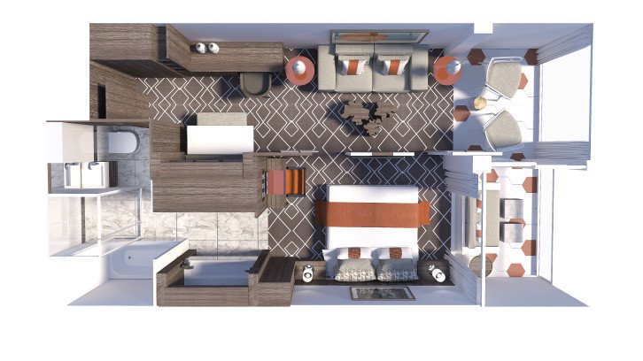 Celebrity Suite floor Plan