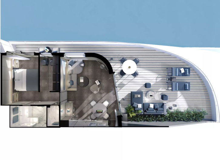 Owner's Suite floor Plan