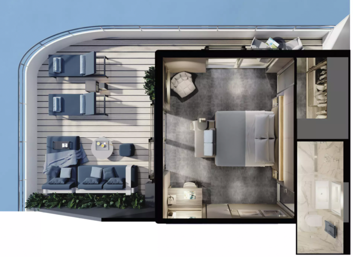 Yacht Suite floor Plan