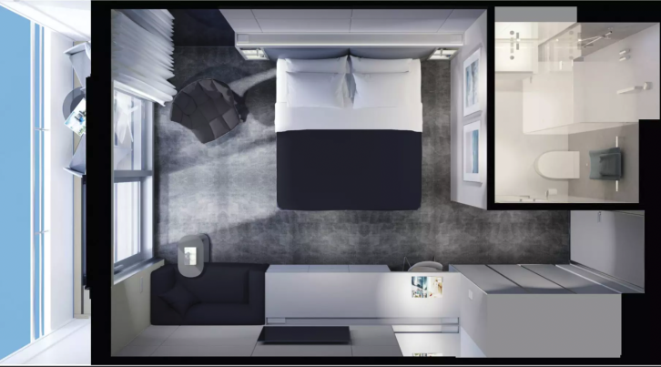 Balcony Suite floor Plan