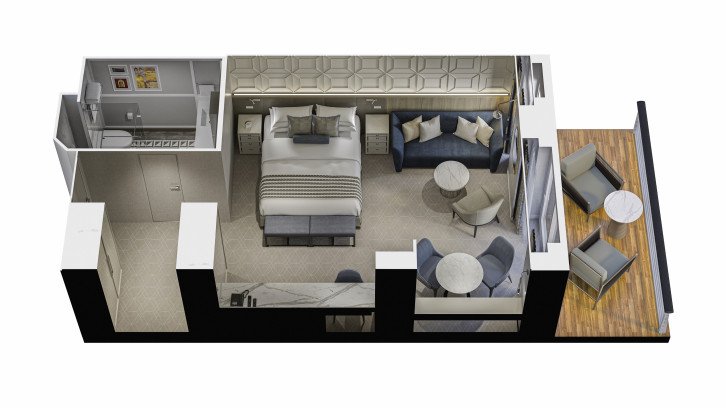 Penthouse Suite floor Plan