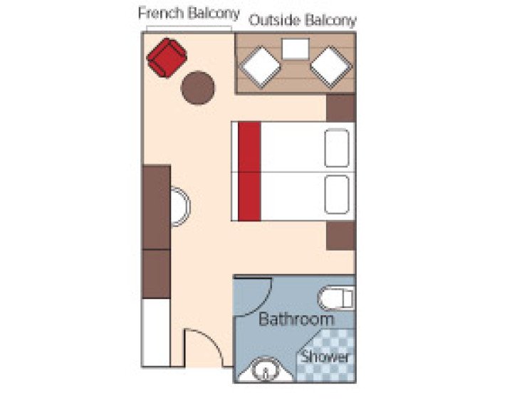 Cat C. Staterooms floor Plan