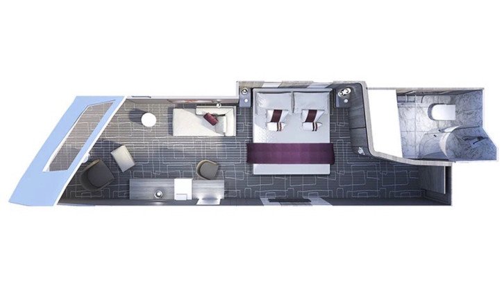 Deluxe Ocean View floor Plan