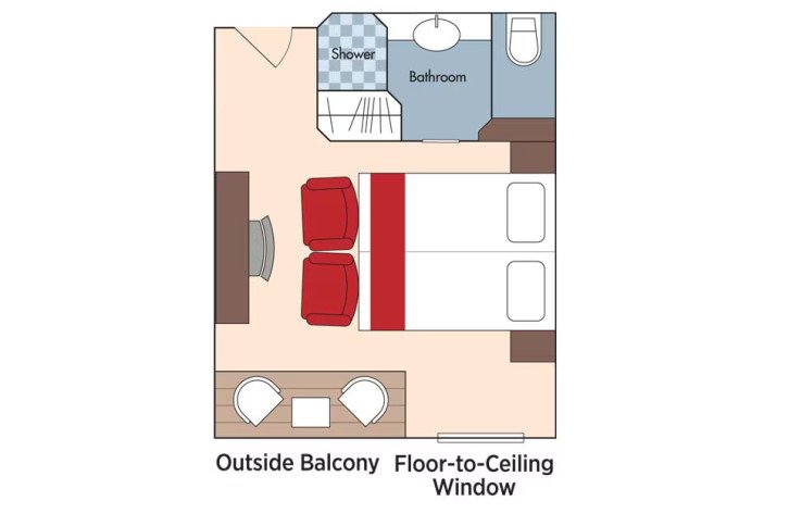 Outside Balcony - B floor Plan