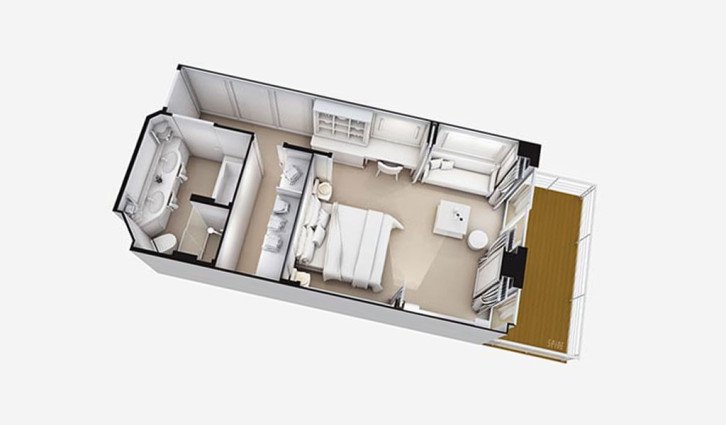 Serenity Suite floor Plan