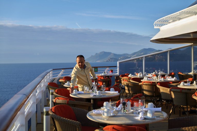 Terrace Café on Oceania Riviera