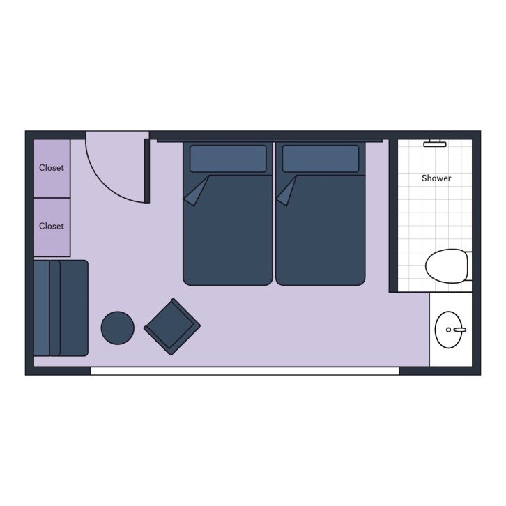 Second Deck Suites floor Plan
