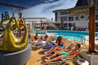 Pool Area on Celebrity Constellation
