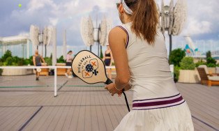 Pickleball on Celebrity Ascent