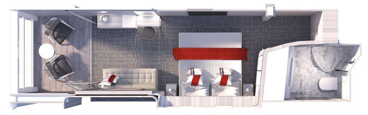 Concierge Class (Partial View) floor Plan