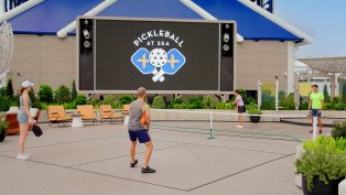 Pickleball on Celebrity Equinox