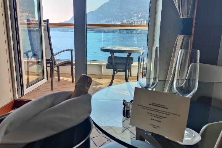 Champagne Welcome, Seabourn Ovation