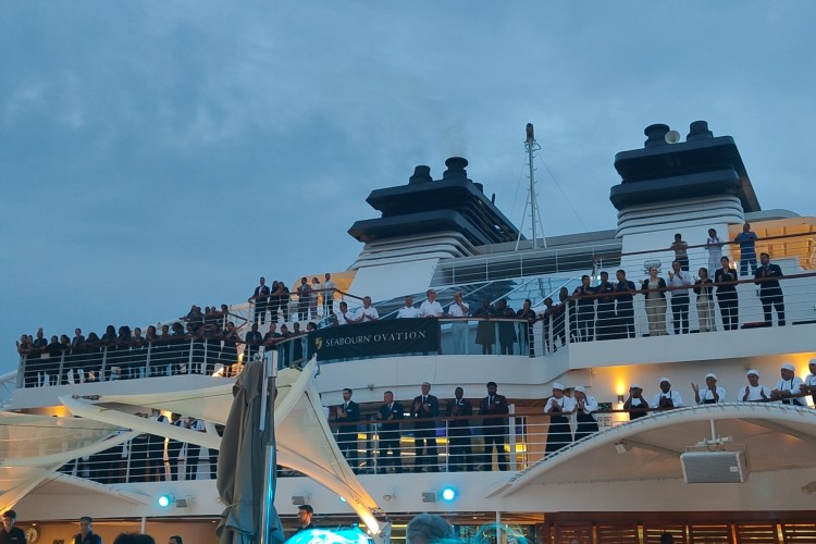 Officers on Deck, Seabourn Ovation