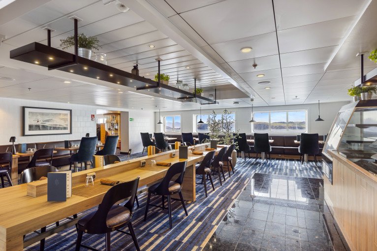 Brygga Bistro on MS Spitsbergen