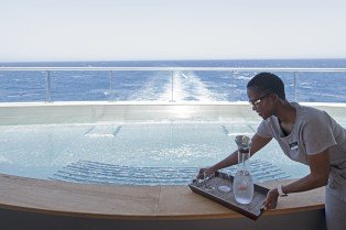 Senses Spa Pool Deck on Scenic Ikon