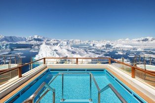 Sun Deck & Pool on Douglas Mawson