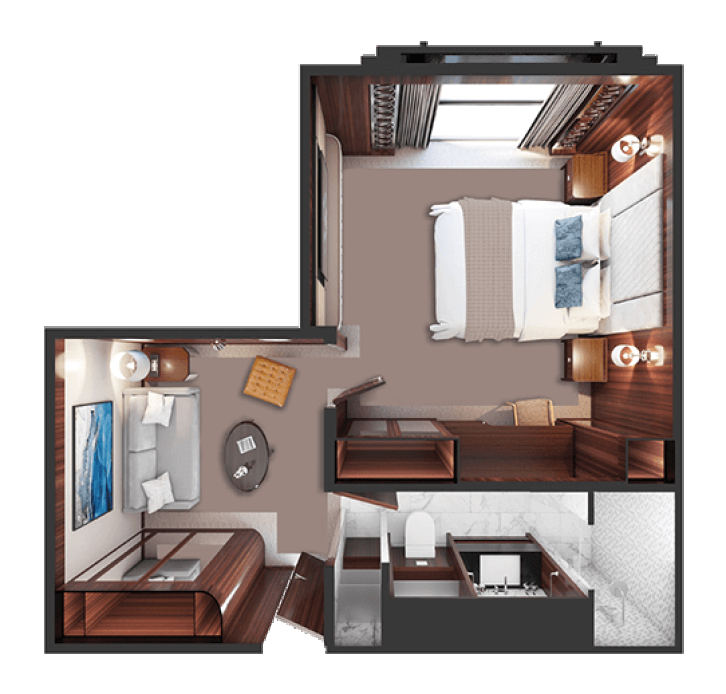 Horizon Deluxe Junior Suite floor Plan